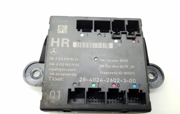 Mercedes-Benz E W212 Door control unit/module A2129004006