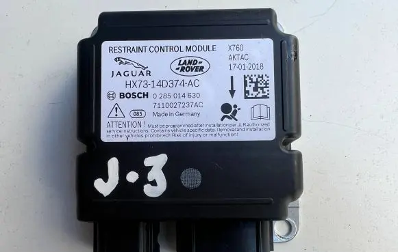 Jaguar XE Airbag control unit/module HX7314D374AC 7110027237AC 0285014630