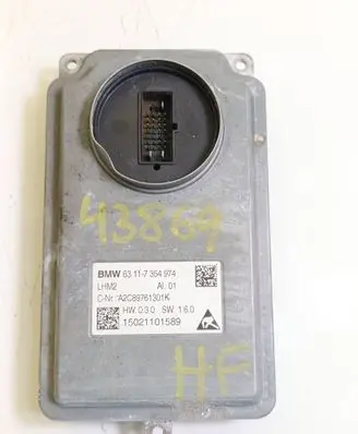 BMW 5 F10 F11 Headlight ballast module Xenon 7354974 63117354974
