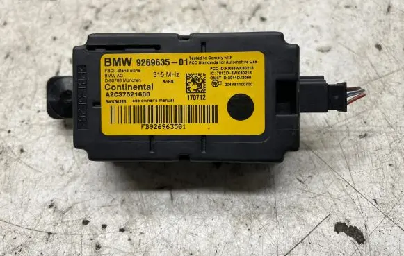 BMW 3 F30 F35 F31 Alarm control unit/module 926963501 A2C37521600