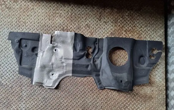 Heat shield in engine bay