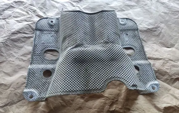 Audi A8 S8 D4 4H Exhaust heat shield 4H0825671F