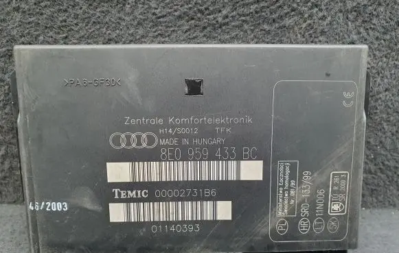 Audi A4 S4 B7 8E 8H Comfort/convenience module 8E0959433BC