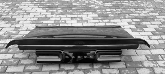 Dodge Challenger Rear window tailgate spoiler 
