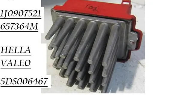 Seat Ibiza II (6k) Heater blower motor/fan resistor 1J0907521 657364M