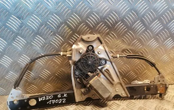 Mercedes-Benz S W220 Rear door window regulator with motor 2207300346