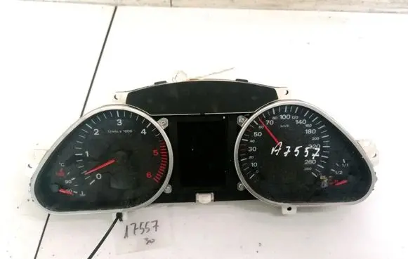 Audi A6 S6 C6 4F Speedometer (instrument cluster) 4F0920901C 5550007301