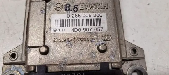 Audi A8 S8 D2 4D ESP acceleration yaw rate sensor 4D0907657 0265005206