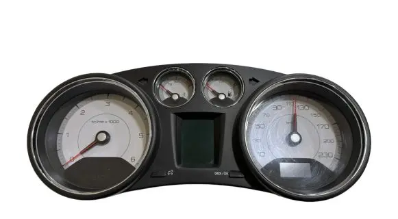 Peugeot 308 Speedometer (instrument cluster) 9665107680 503001555310