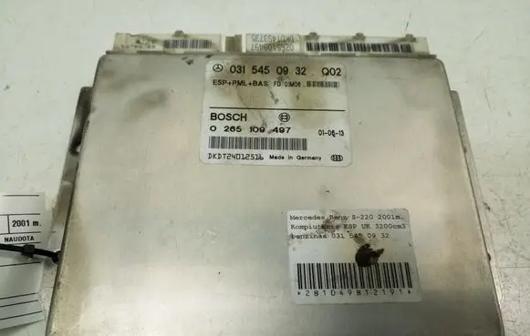 ESP (stability system) control unit