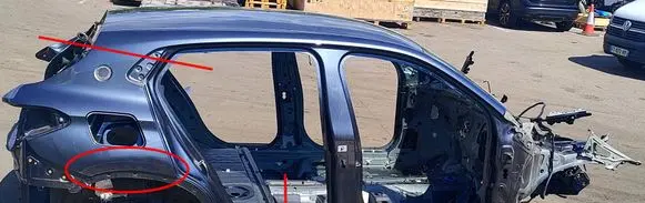 BMW X2 F39 Rear quarter panel 