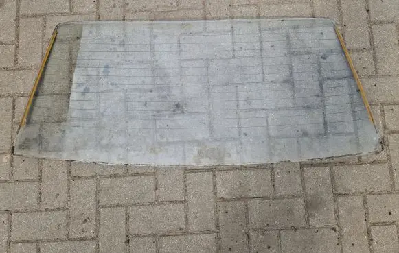 Volkswagen Jetta I Rear windscreen/windshield window 161845501G SEKURIT