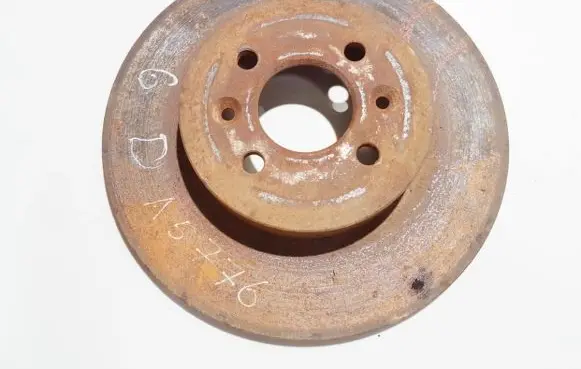 Renault Kangoo I Rear brake disc neventiliuojamas