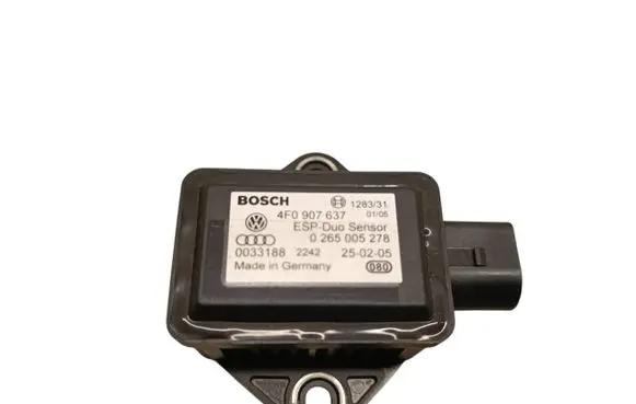 Audi A6 S6 C6 4F ESP acceleration yaw rate sensor 4F0907637