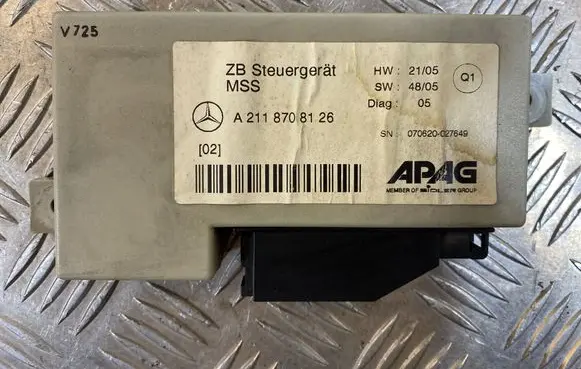 Mercedes-Benz E W211 Other control units/modules A2118708126 070620027649