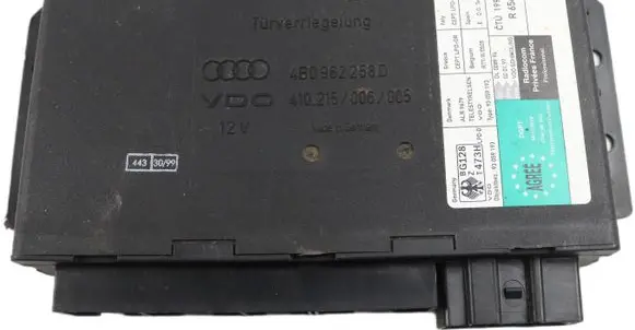 Audi A6 S6 C5 4B Comfort/convenience module 4B0962258D 410215006005
