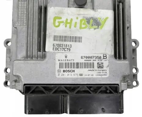 Maserati Ghibli Engine control unit/module 670007350B