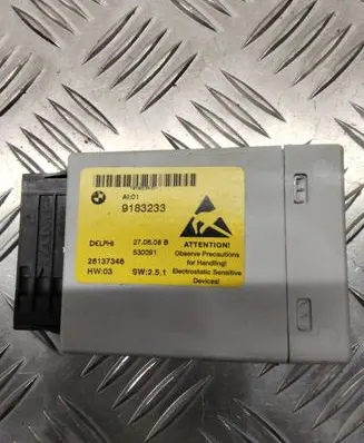 BMW 5 E60 E61 Center console control module 9183233 530091 28137346