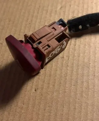 Peugeot 807 Hazard light switch