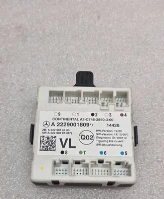 Mercedes-Benz S W222 Door control unit/module A2229001809