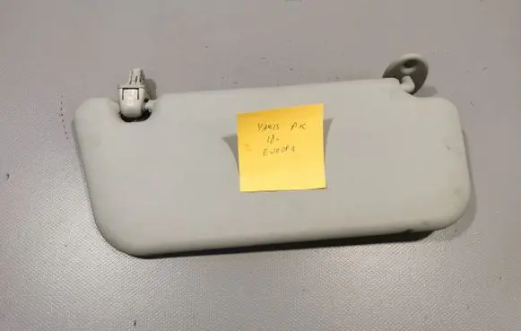Toyota Yaris Sun visor