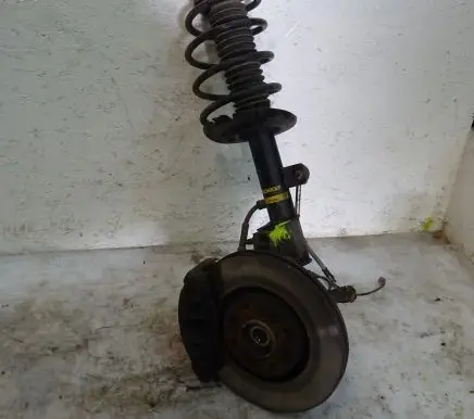 Front shock absorber with coil spring