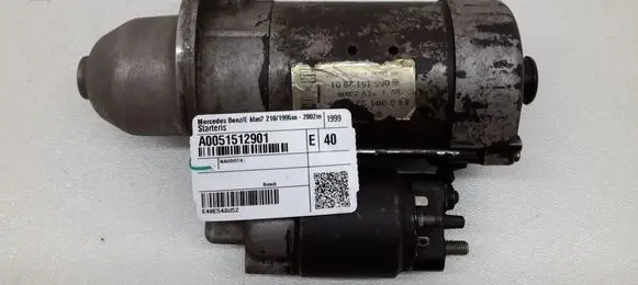 Mercedes-Benz E W210 Starter motor A0051512901