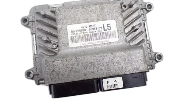 Chevrolet Aveo Engine control unit/module 5WY5970B