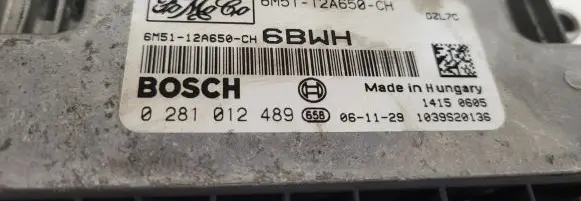 Ford Focus C-MAX Engine control unit/module 6M5112A650CH 0281012489
