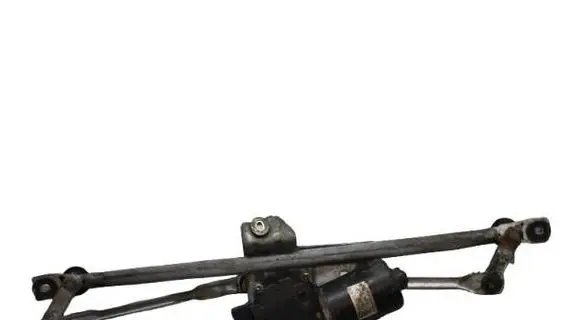 Front wiper linkage and motor