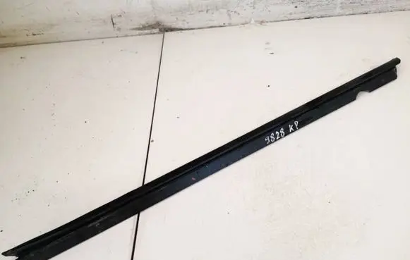 Front door glass trim molding