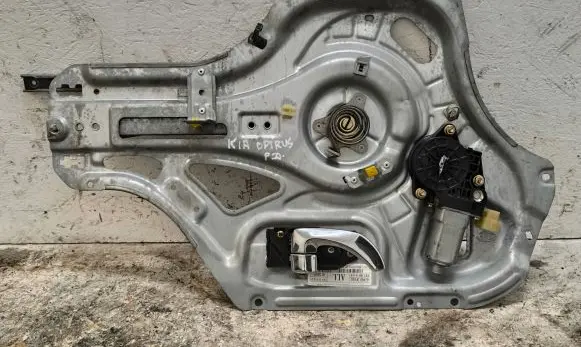 Front door window regulator with motor