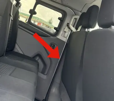 Ford Transit Custom (B) pillar trim (top) JK21V243W07B