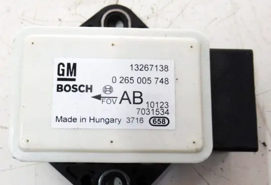 Opel Corsa D ESP acceleration yaw rate sensor 13267138