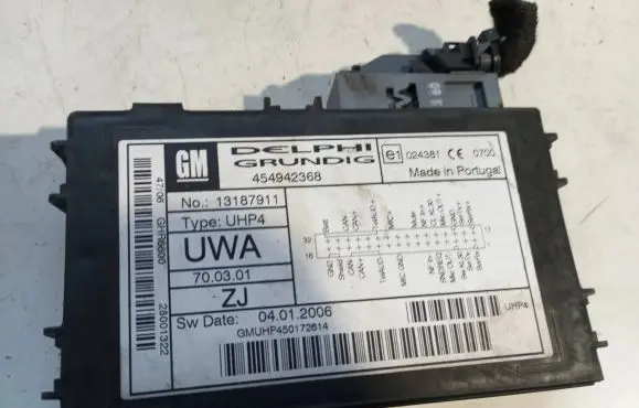 Opel Astra H Phone control unit/module 13187911 454942368 GMDHP450172614