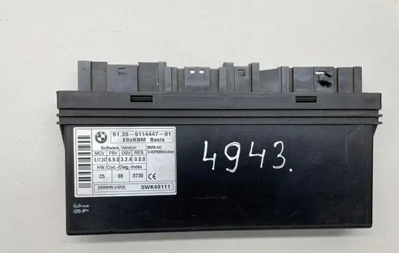 BMW 5 E60 E61 Comfort/convenience module 6135911444701 5WK49111