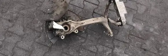 Volkswagen Phaeton Front wheel hub spindle knuckle 4E0258J