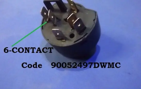 Opel Corsa B Ignition lock contact 90052497DWMC