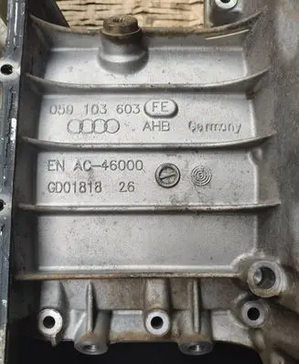 Audi A6 S6 C7 4G Engine cover (trim) 059103603fe