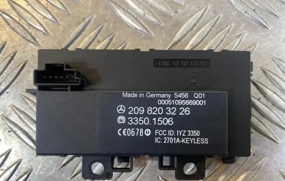 Keyless (KESSY) go control unit/module