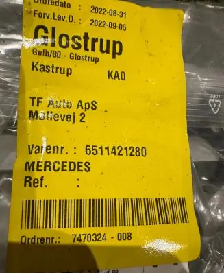 Mercedes-Benz E W212 EGR valve 6511421280 A6511421280