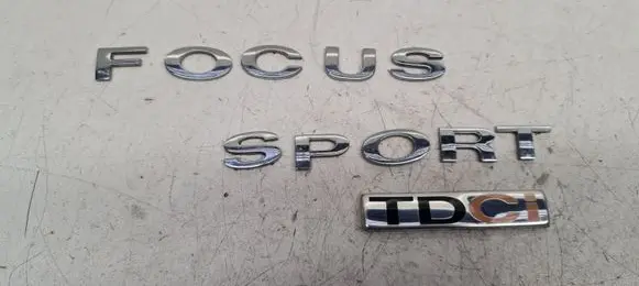 Ford Focus Manufacturers badge/model letters 