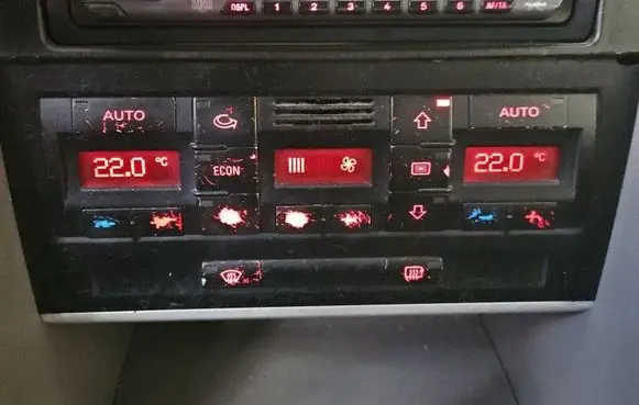 Audi A4 S4 B6 8E 8H Climate control/heater control trim 8E0820043 IMPRK1548935