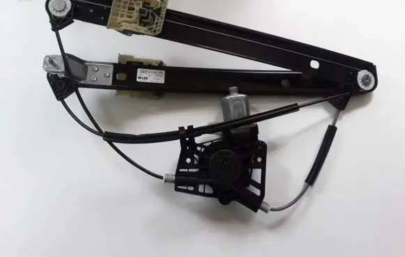 Front window lifting mechanism without motor