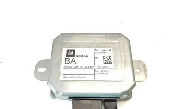 Opel Astra J GPS navigation control unit/module 13306647 5WK50278A