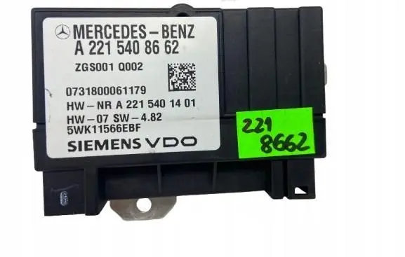 Mercedes-Benz S W221 Fuel pump relay A2215408662