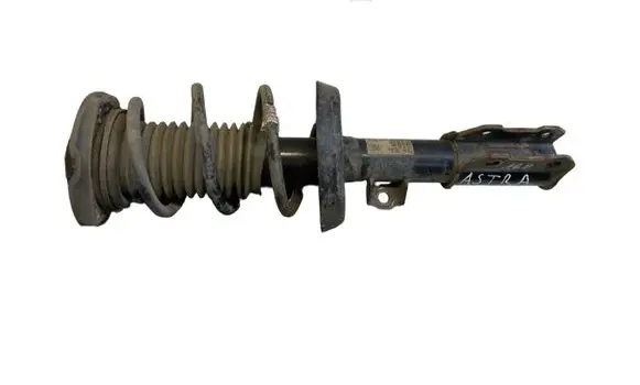 Front shock absorber with coil spring