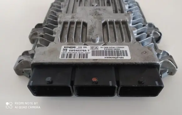 Peugeot 407 Engine control unit/module 5WS40379AT SW9658198080 HW9648237680