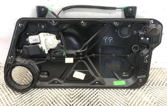 Front door window regulator with motor