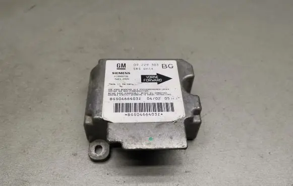 Opel Zafira A Airbag control unit/module 09229303